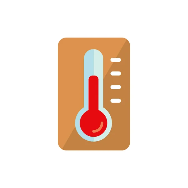 Thermometer Barometer Color Icon — Stock Vector