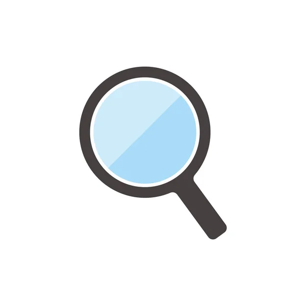 Magnifying Glass Color Icon — Stock Vector