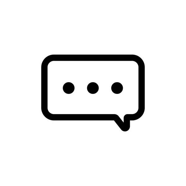 Talk Chat Discorso Intervista Icona — Vettoriale Stock