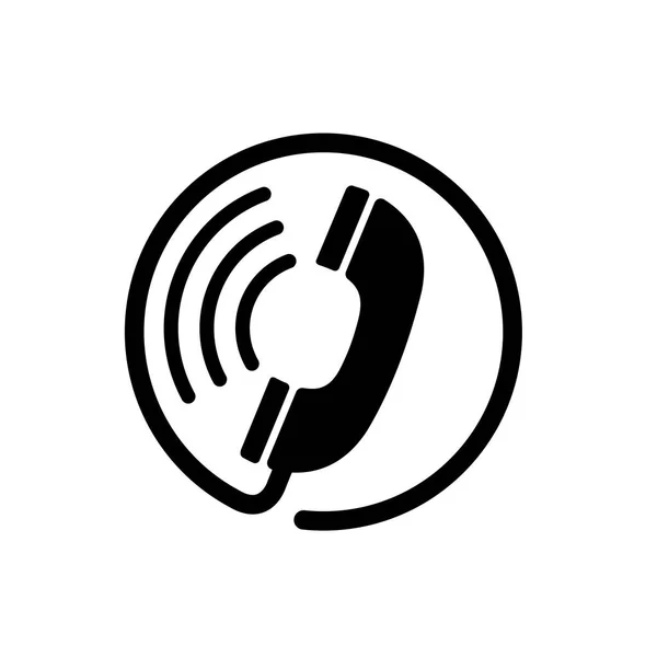 Telefon Telefon Hívásvektor Színes Ikon Illusztráció — Stock Vector