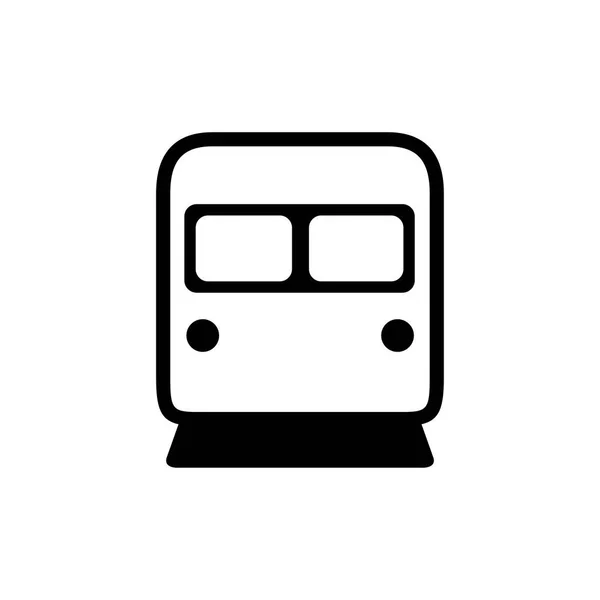 Tren Metro Icono Vector — Archivo Imágenes Vectoriales