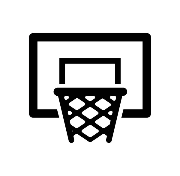 Basketball Tor Sport Ikone — Stockvektor