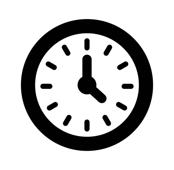 Ilustração Ícone Relógio Tempo — Vetor de Stock