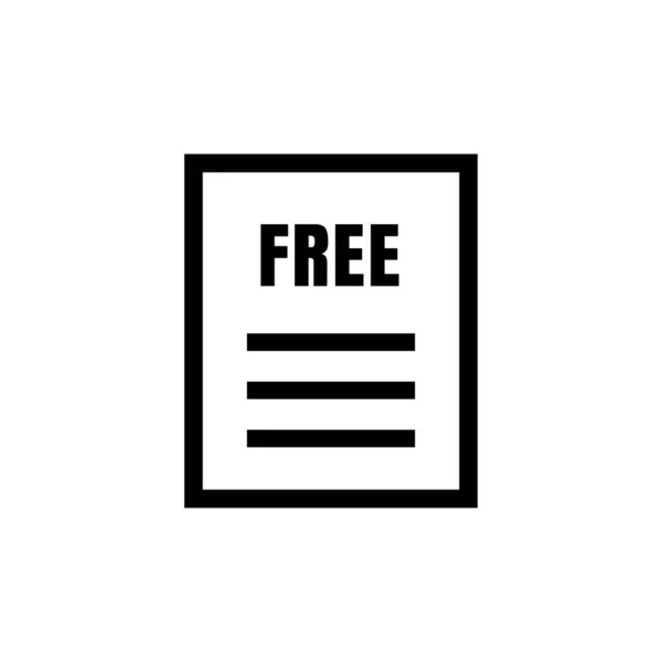 Free Document Quotation Estimate Icon — Stock Vector