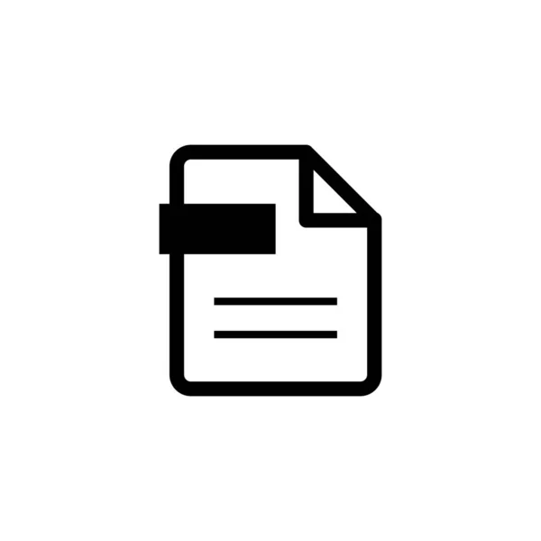 Иконка Вектора Файла Pdf Документа — стоковый вектор