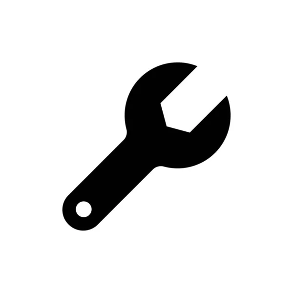 Wrench Spanner Vector Icon — Stock Vector