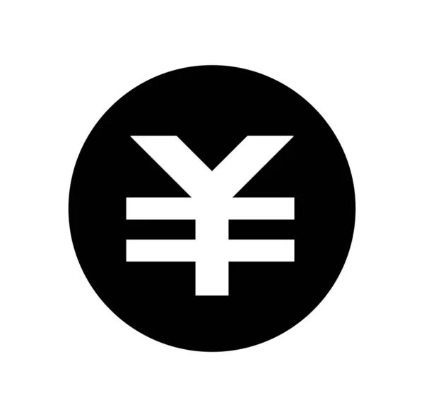 Marca Yen Japonés Jpy Icono — Vector de stock