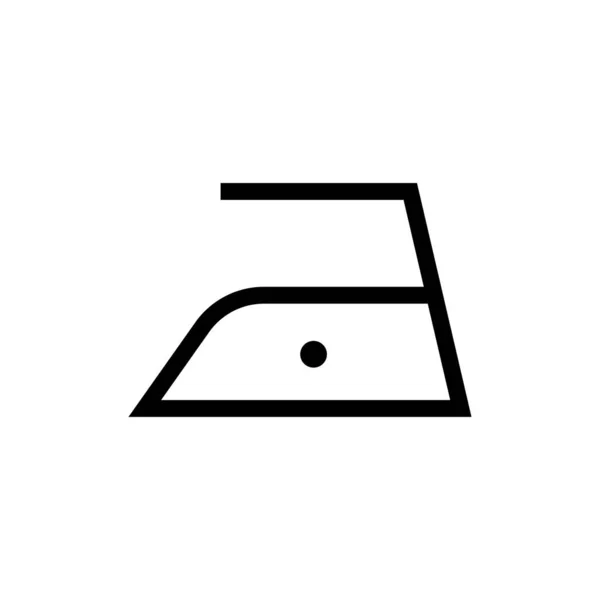 Символ Прачечной Железная Низкая — стоковый вектор