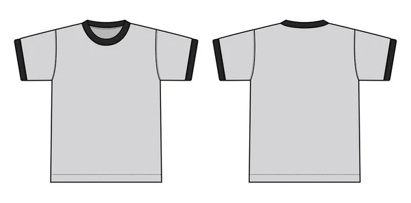 Ringer Tshirt Vettoriale Illustrazione — Vettoriale Stock