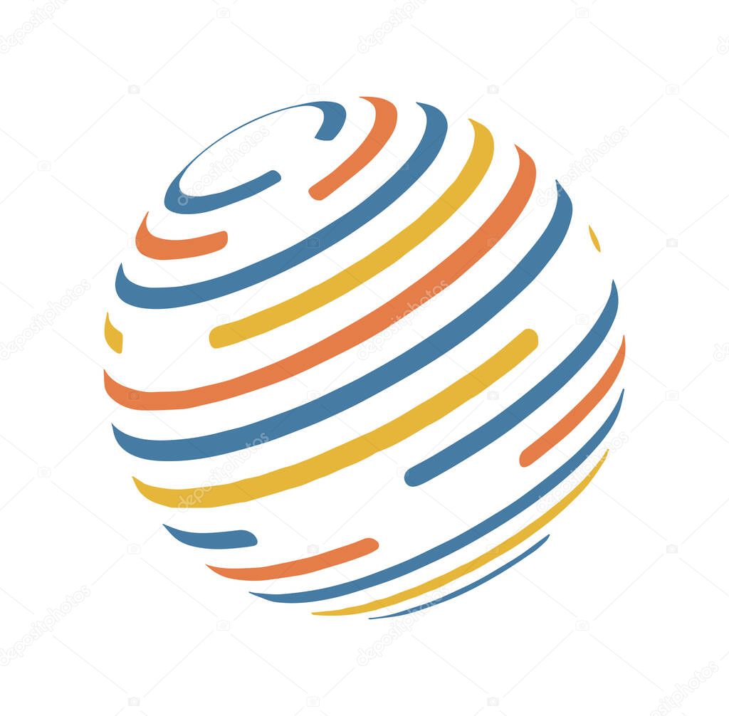 Cryptocurrency color icon / Factom