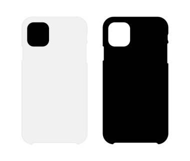 Akıllı telefon dosyası modelleme şablonu vektör çizimi