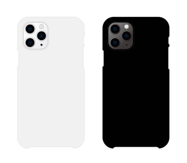 Akıllı telefon dosyası modelleme şablonu vektör çizimi