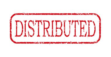 iş damga vektörü illüstrasyonu / bölünmüş