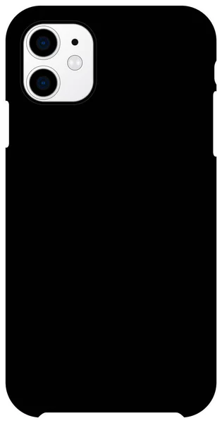 Ilustrasi Vektor Templat Mockup Smartphone Case - Stok Vektor