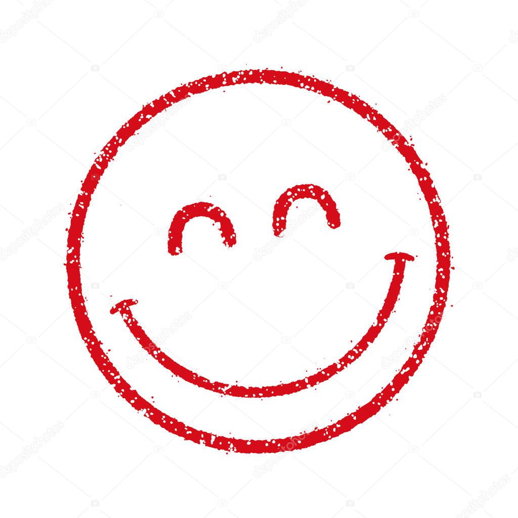 emoticons /face stamp icon (smile,laugh,happiness)