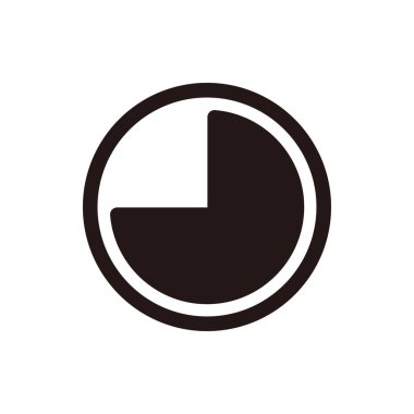 Zaman ilerlemesi / zaman aralığı simgesi. 45 saniye, 45 dakika, 9 saat..