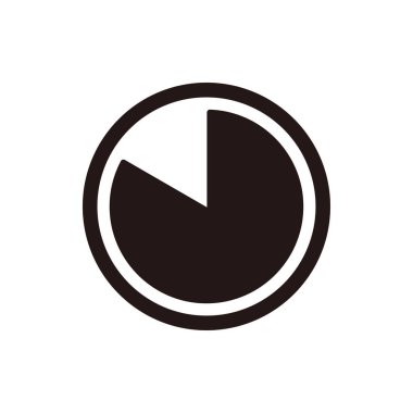 Zaman ilerlemesi / zaman aralığı simgesi. 50 saniye, 50 dakika, 10 saat..