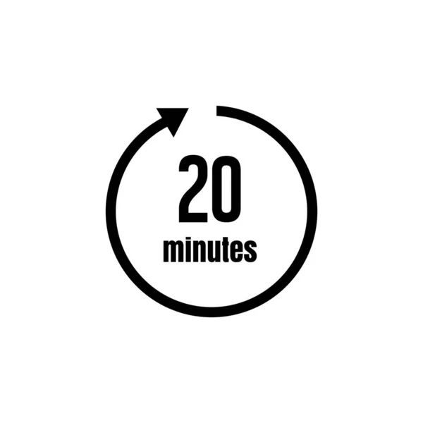 Clock Timer Time Passage Icon Minutes — стоковый вектор