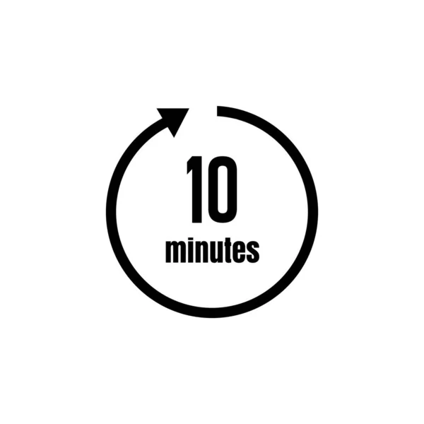 Clock Timer Time Passage Icon Minutes — стоковый вектор