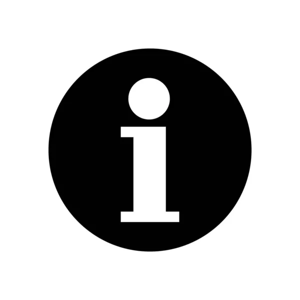Информационный Счетчик Значок Справочной Символ Общественной Информации — стоковый вектор
