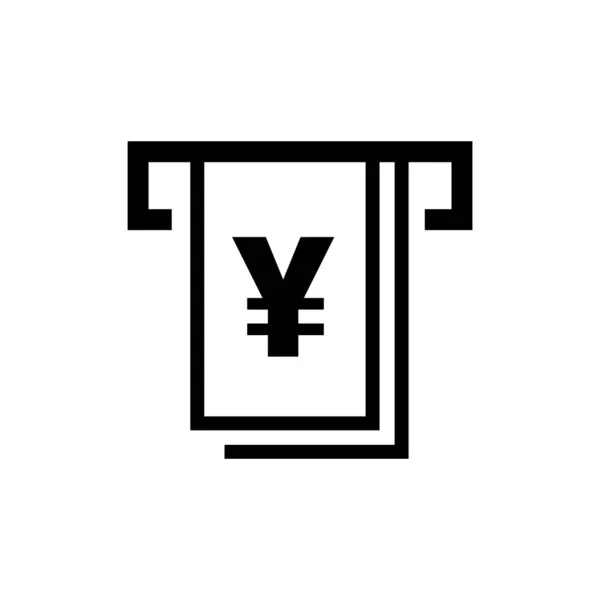 Uttagsautomat Symbol För Uttagsautomat Information Till Allmänheten — Stock vektor