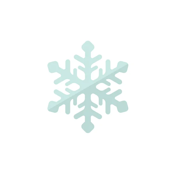 Icono Del Tiempo Versión Color Copo Nieve Día Nieve — Archivo Imágenes Vectoriales