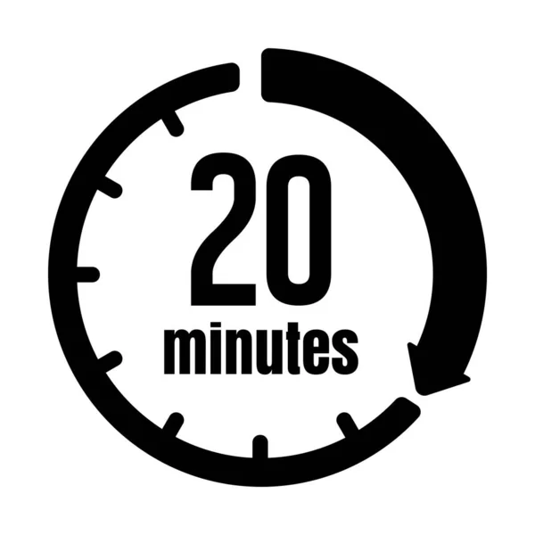 Clock Timer Time Passage Icon Minutes Стоковый вектор