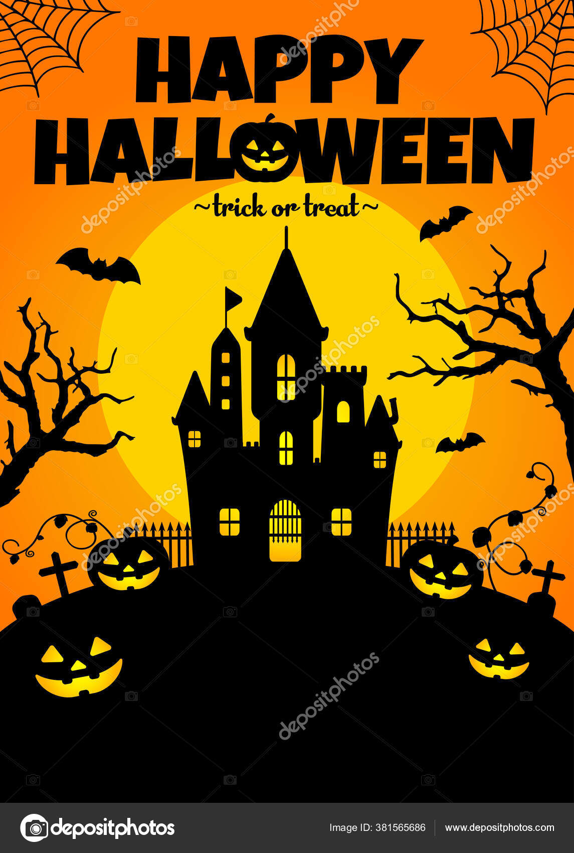 Design De Cartaz Minimalista Para Filmes De Halloween Ilustração do Vetor -  Ilustração de pesadelo, inoperante: 227474316