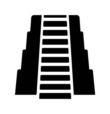 Yıkım / Piramit düz resim çizimi