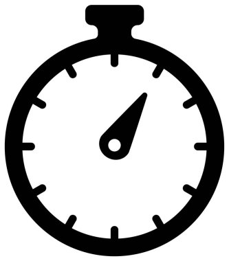 Kronometre, zamanlayıcı, yüksek hız / vektör düz simgesi