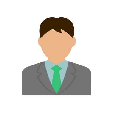 yüzsüz iş adamı çizimi (üst gövde)