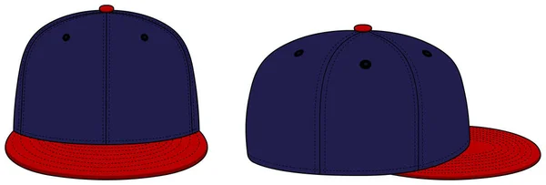 Baseball Cap Template Vector Illustration — 스톡 벡터