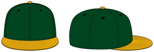 Baseball Cap Template Vector Illustration — 스톡 벡터