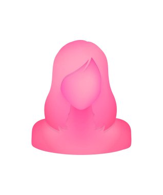 Yüzü olmayan insan portresi. Kadın, kadın.