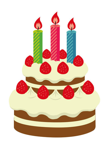 Векторная иллюстрация ко дню рождения
