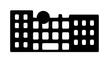 Tokyo tarihi yapı / mimari illüstrasyon (Fuji televizyon binası)) 