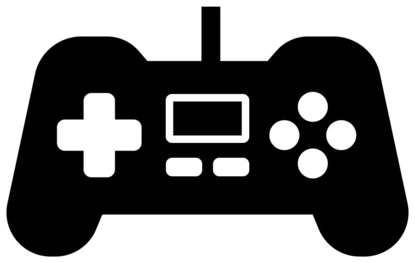 Game Controller Game Pad Video Game Home Appliance Furniture Vector — Stock Vector