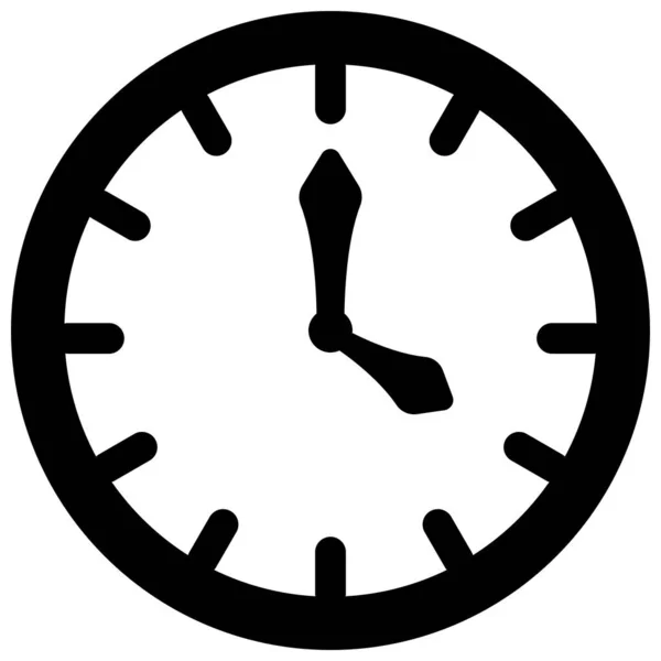 Clock Home Appliance Furniture Vector Icon Illusration — Stock Vector