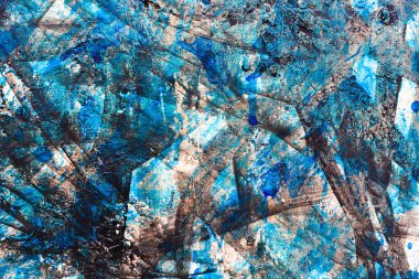 Soyut sanat, tuval üzerindeki renkli yağlı tablolar güzel, modern sanat eserleridir..