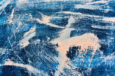 Soyut sanat, tuval üzerindeki renkli yağlı tablolar güzel, modern sanat eserleridir..