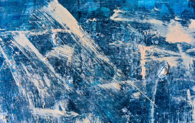 Soyut sanat, tuval üzerindeki renkli yağlı tablolar güzel, modern sanat eserleridir..