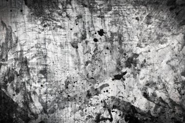 Soyut doku kirli ve çerçeveyi tırmalıyor. Toz parçacığı ve toz tanecikleri dokusu veya toz kaplama etkisi çerçeve için metin veya resim ve vintage grunge biçimi için boşluk.