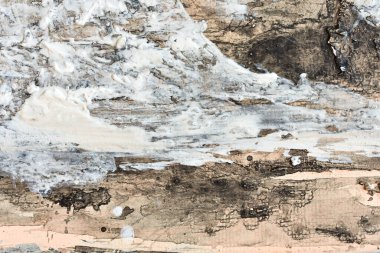 Soyut doku kirli ve çerçeveyi tırmalıyor. Toz parçacığı ve toz tanecikleri dokusu veya toz kaplama etkisi çerçeve için metin veya resim ve vintage grunge biçimi için boşluk.