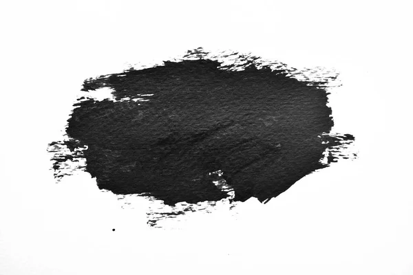 Arka Plan Siyaha Boyanır Mürekkep Suluboya Sanatından Yaratıcı Soyut Sanat — Stok fotoğraf