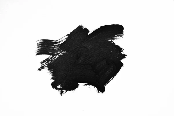 Фон Черного Цвета Бумаге Творческое Абстрактное Искусство Чернил Акварели — стоковое фото