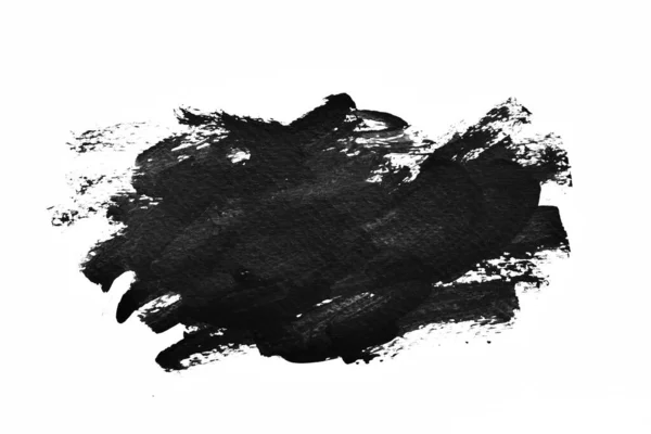 Фон Черного Цвета Бумаге Творческое Абстрактное Искусство Чернил Акварели — стоковое фото