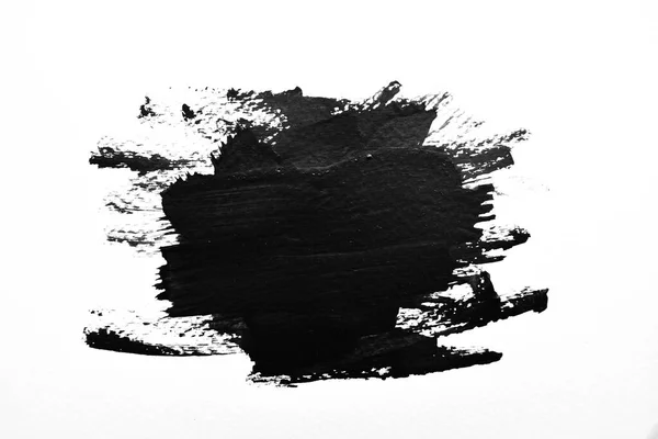 Fondo Salpicado Negro Sobre Papel Arte Abstracto Creativo Tinta Acuarela — Foto de Stock