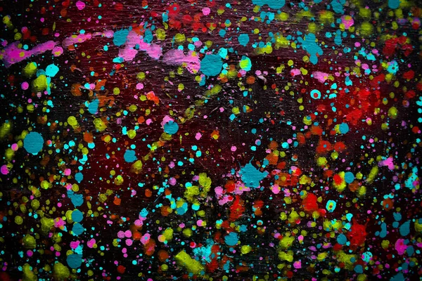 Art Abstrait Peintures Huile Colorées Sur Toile Sont Belles Art — Photo