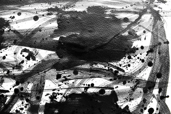 Fundo Respingo Preto Papel Arte Abstrata Criativa Tinta Aquarela — Fotografia de Stock