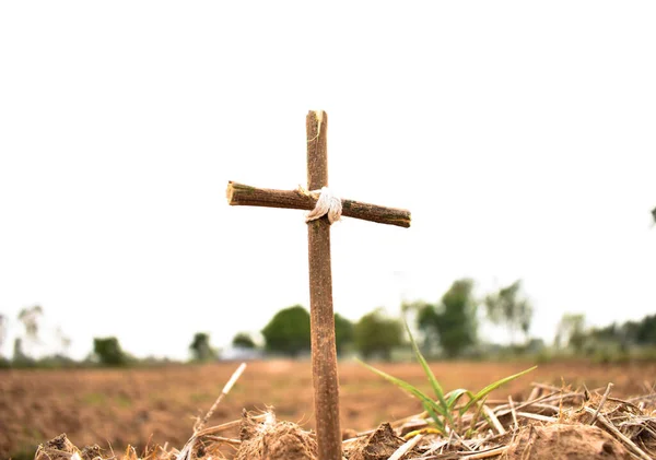 Yükseliş Günü konsepti dini sembolizm. İsa öldü ve yeniden dirildi..